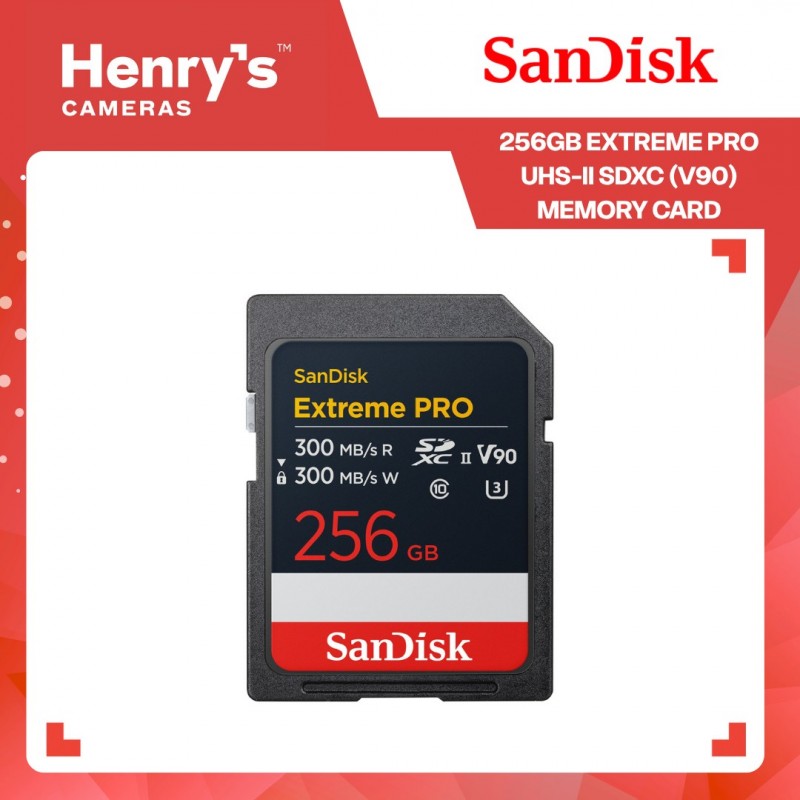 SanDisk 256GB Extreme PRO UHS-II SDXC Memory Card - SDSDXDM-256G-GN4IN